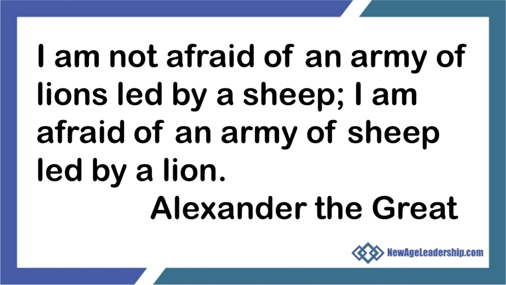 alexander the great quote leader
