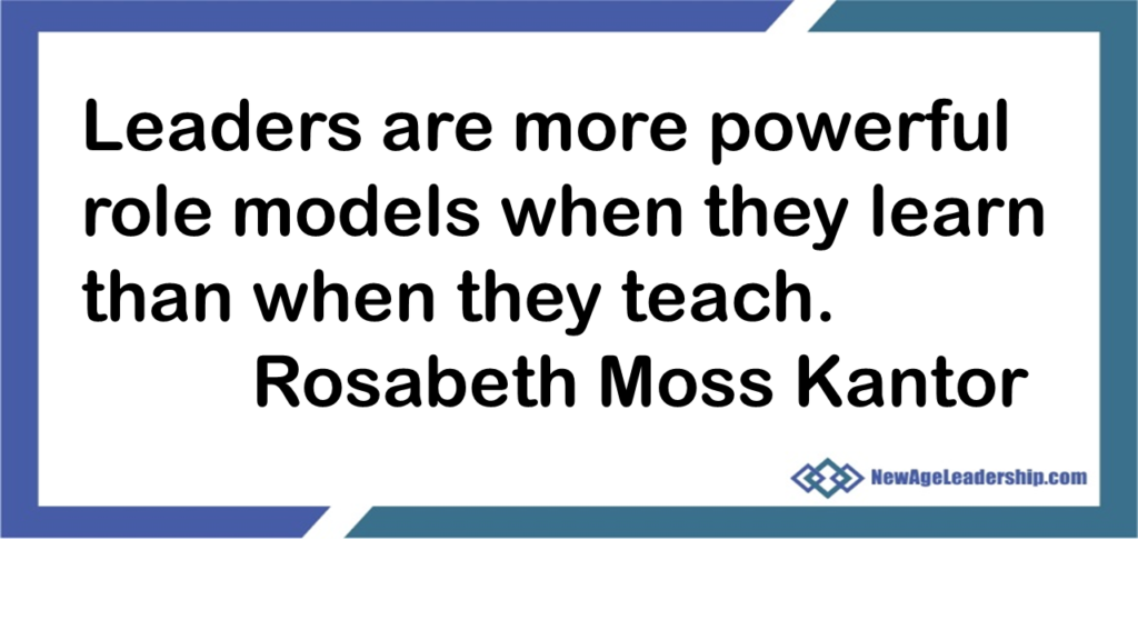 rosabeth moss kanter quote leaders